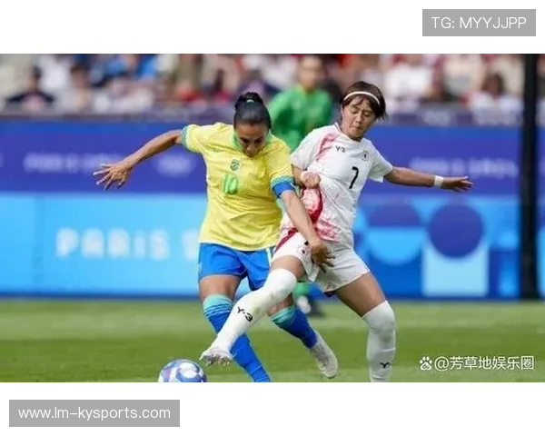 巴西女足在奥运会小组赛中与日本队激战，巴西 女足